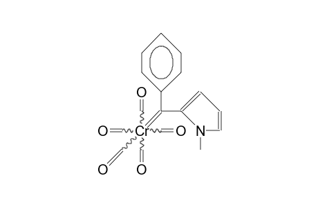 Pentacarbonyl((1-methyl-2-pyrrolyl)phenylcarbene) chromium(0)