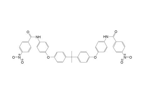 benzamide, N-[4-[4-[1-methyl-1-[4-[4-[(4-nitrobenzoyl)amino]phenoxy]phenyl]ethyl]phenoxy]phenyl]-4-nitro-