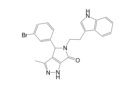 pyrrolo[3,4-c]pyrazol-6(1H)-one, 4-(3-bromophenyl)-4,5-dihydro-5-[2-(1H-indol-3-yl)ethyl]-3-methyl-