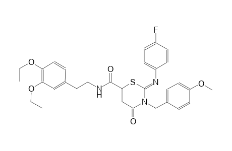 2H-1,3-thiazine-6-carboxamide, N-[2-(3,4-diethoxyphenyl)ethyl]-2-[(4-fluorophenyl)imino]tetrahydro-3-[(4-methoxyphenyl)methyl]-4-oxo-, (2Z)-