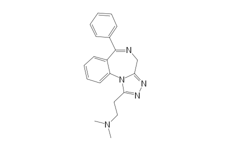 1-(2-Dimethylamino-ethyl)-6-phenyl-4H-S-triazolo(4,3-A)(1,4)benzodiazepine