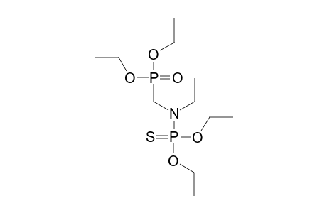 diethyl [(diethoxyphosphorothioyl)(ethyl)amino]methylphosphonate