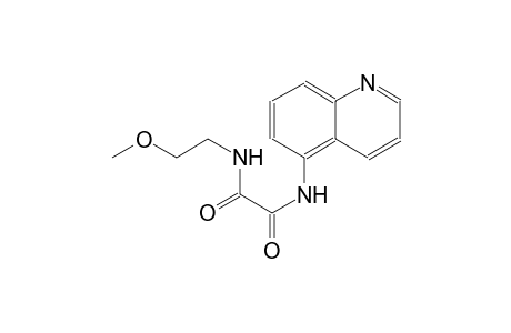 N~1~-(2-methoxyethyl)-N~2~-(5-quinolinyl)ethanediamide