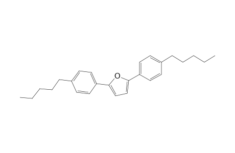 2,5-Bis(p-n-pentylphenyl)furan