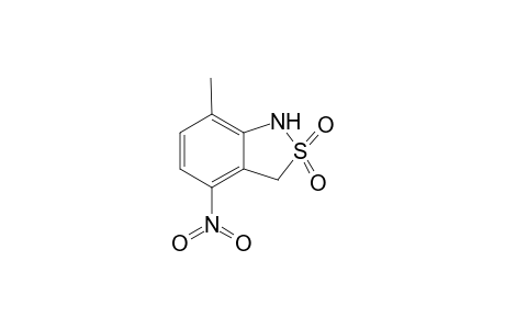 4-Nitro-7-methyl-2,1-benzisothiazoline 2,2-dioxide