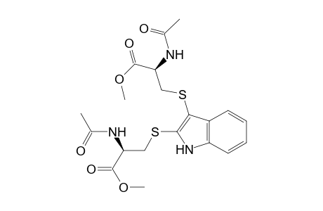 L-Cysteine, S,S'-1H-indole-2,3-diylbis[N-acetyl-, dimethyl ester