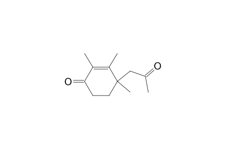 2,3,4-Trimethyl-4-(2-oxopropyl)cyclohex-2-en-1-one