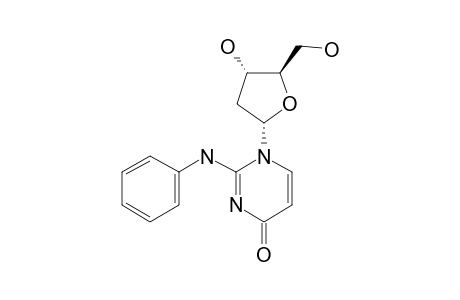 1-(2-DEOXY-ALPHA-D-RIBOFURANOSYL)-2-(PHENYLAMINO)-4-PYRIMIDINONE