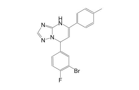 [1,2,4]triazolo[1,5-a]pyrimidine, 7-(3-bromo-4-fluorophenyl)-4,7-dihydro-5-(4-methylphenyl)-