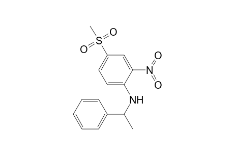 (4-mesyl-2-nitro-phenyl)-(1-phenylethyl)amine