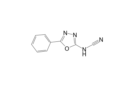 (5-phenyl-1,3,4-oxadiazol-2-yl)cyanamide