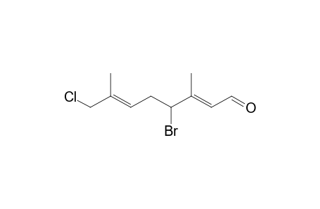 4-BROMO-8-CHLORO-3,7-DIMETHYLOCTA-2,6-DIENAL