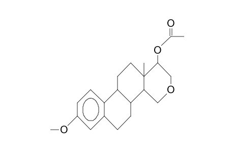 3-Methoxy-17-acetoxy-(8b,9B)-oxasteroid