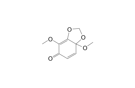 2,4-Dimethoxy-3,4-methylenedioxycyclohexa-2,5-dienone