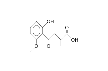 2-Methyl-4-oxo-4-(2-hydroxy-6-methoxyphenyl)-butanoic acid