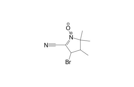 2H-Pyrrole-5-carbonitrile, 4-bromo-3,4-dihydro-2,2,3-trimethyl-, 1-oxide