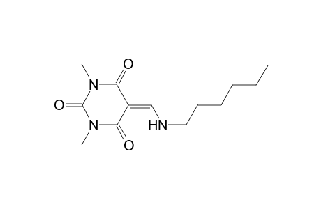 5-[(Hexylamino)methylene]-1,3-dimethyl-2,4,6(1H,3H,5H)-pyrimidinetrione