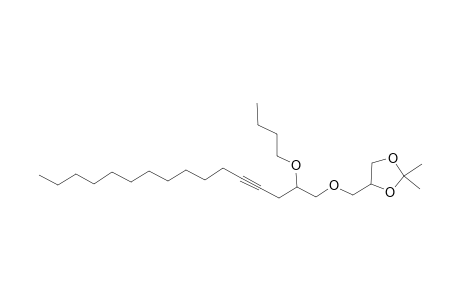 4-([(2-Butoxy-4-hexadecynyl)oxy]methyl)-2,2-dimethyl-1,3-dioxolane