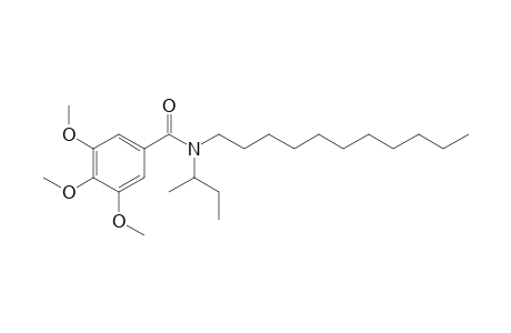 Benzamide, 3,4,5-trimethoxy-N-(2-butyl)-N-undecyl-