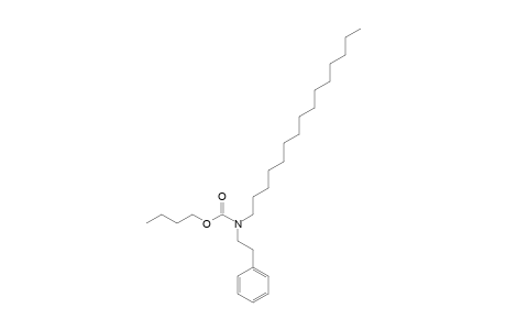 Carbonic acid, monoamide, N-(2-phenylethyl)-N-pentadecyl-, butyl ester