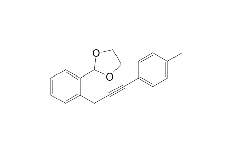 2-{2'-[3"-(4''-Methylphenyl)prop-2"-ynyl]phenyl}-1,3-dioxolane