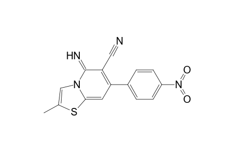 5-azanylidene-2-methyl-7-(4-nitrophenyl)-[1,3]thiazolo[3,2-a]pyridine-6-carbonitrile