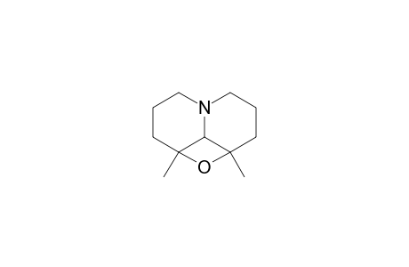 2H-Oxeto[2,3,4-ij]quinolizine, octahydro-1a,8a-dimethyl-, (1a.alpha.,8a.alpha.,8b.alpha.)-