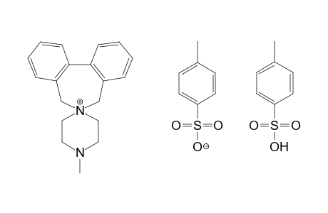 4'-methylspiro[5H-dibenzo[c,e]azepine-6(7H), 1'-piperazinium] p-toluenesulfonate, p-toluenesulfonate
