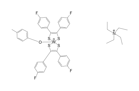 (ET4N)-[W-(OC6H4-PARA-ME)-(S2C2-(C6H4-PARA-F)(2))(2)]