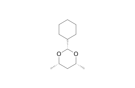 rel-(2S,4R,6S)-2-Cyclohexyl-4,6-dimethyl-1,3-dioxane