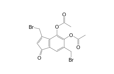 4,5-Diacetoxy-3,6-bis(bromomethyl)-1H-indenone