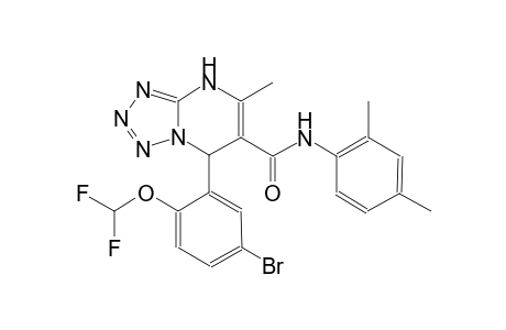 7-[5-bromo-2-(difluoromethoxy)phenyl]-N-(2,4-dimethylphenyl)-5-methyl-4,7-dihydrotetraazolo[1,5-a]pyrimidine-6-carboxamide