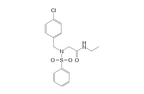 2-[(4-chlorobenzyl)(phenylsulfonyl)amino]-N-ethylacetamide