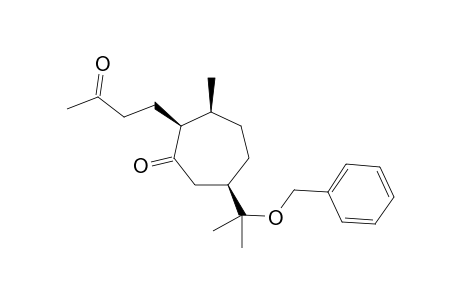 (2S,3S,6R)-6-[2-(Benzyloxy)propan-2-yl]-3-methyl-2-(3-oxobutyl)cycloheptanone
