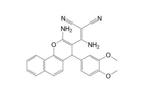 2-{amino[4-amino-6-(3,4-dimethoxyphenyl)-3-oxatricyclo[8.4.0.0(2,7)]tetradeca-1(10),2(7),4,8,11,13-hexaen-5-yl]methylidene}propanedinitrile