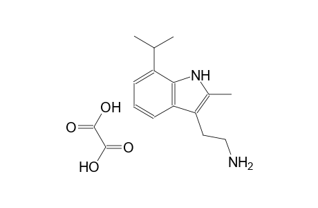 2-(2-methyl-7-propan-2-yl-1H-indol-3-yl)ethanamine; oxalic acid 2-(7-isopropyl-2-methyl-1H-indol-3-yl)ethanamine; oxalic acid 2-(7-isopropyl-2-methyl-1H-indol-3-yl)ethylamine; oxalic acid ethanedioic acid; 2-(2-methyl-7-propan-2-yl-1H-indol-3-yl)ethanamine