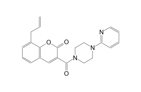 8-allyl-3-{[4-(2-pyridinyl)-1-piperazinyl]carbonyl}-2H-chromen-2-one