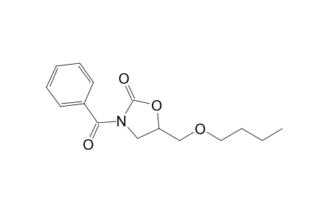 3-Benzoyl-5-(butoxymethyl)-1,3-oxazolidin-2-one