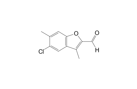 5-chloro-3,6-dimethyl-2-benzofurancarboxaldehyde