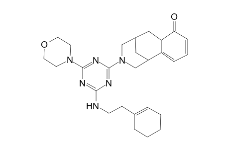 11-[4-(2-cyclohex-1-enyl-ethylamino)-6-morpholin-4-yl-[1,3,5]triazin-2-yl]-11-aza-tricyclo[7.3.1.0(2,7)]trideca-2,4-dien-6-one