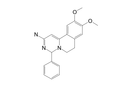 3,4,6,7-TETRAHYDRO-9,10-DIMETHOXY-4-PHENYL-2H-PYRIMIDO-[6,1-A]-ISOQUINOLIN-2-IMINE