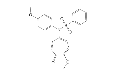 N-(4-METHOXY-5-OXO-1,3,6-CYCLOHEPTATRIEN-1-YL)BENZENESULFON-p-ANISIDIDE