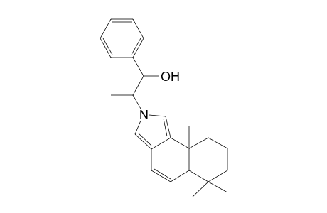 5,5,8a-trimethyl-4a,5,6,7,8,8a-hexahydro-N-{2'-phenyl-2'-hydroxy-1'-methylethyl}pyrrolo[3,4-a]naphthalene