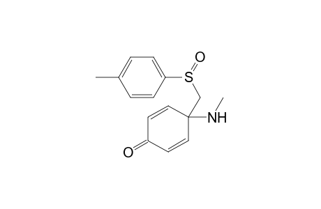 4-(N-Methylamino)-4-[(p-tolylsulfinyl)methyl]-2,5-cyclohexadien-1-one