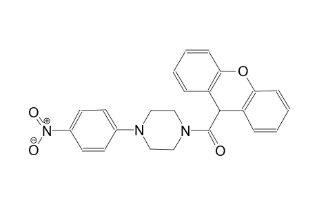 1-(4-nitrophenyl)-4-(9H-xanthen-9-ylcarbonyl)piperazine