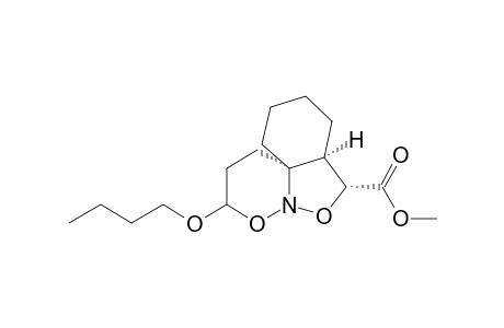 Methyl (2R*,2aR*,6aR*)-9-Butoxyoctahydro-1,10-dioxa-10a-azacyclohex[c]indene-2-cerboxylate