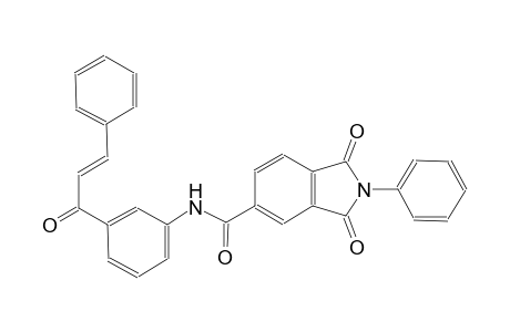 1H-isoindole-5-carboxamide, 2,3-dihydro-1,3-dioxo-N-[3-[(2E)-1-oxo-3-phenyl-2-propenyl]phenyl]-2-phenyl-