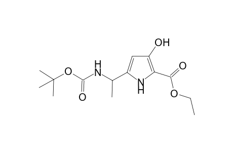 Ethyl 5(S)-1-tert-Butoxycarbonylaminoethyl-3-hydroxy-1H-pyrrole-2-carboxylate