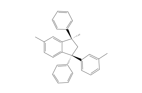 ,6-Dimethyl-1,3-diphenyl-3-(m-methylphenyl)indan