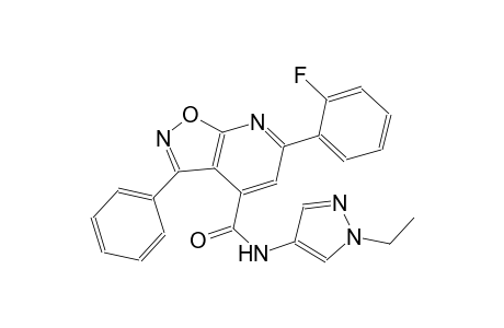 isoxazolo[5,4-b]pyridine-4-carboxamide, N-(1-ethyl-1H-pyrazol-4-yl)-6-(2-fluorophenyl)-3-phenyl-